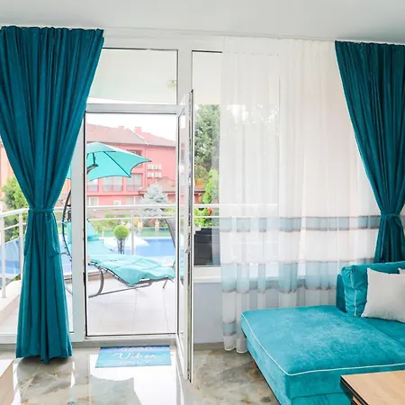 Luxury First Line With Pool And Sea View In Complex Oazis Apartment Ravda