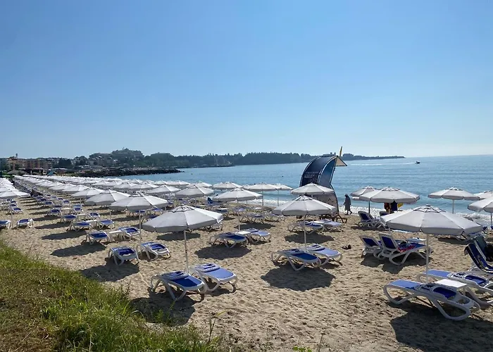 דירה Luxury First Line With Pool And Sea View In Complex Oazis רבדה